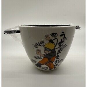Naruto Shippuden UZUMAKI Ramen‎ Bowl with Chopsticks EXCLUSIVE Edition